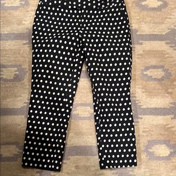 Banana Republic Avery Chic Polka Dot Pants - Picture 2 of 6
